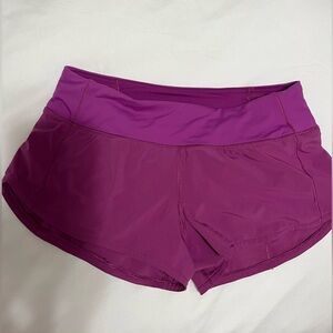 Size 4 pink Speed Up shorts - Vivid Plum